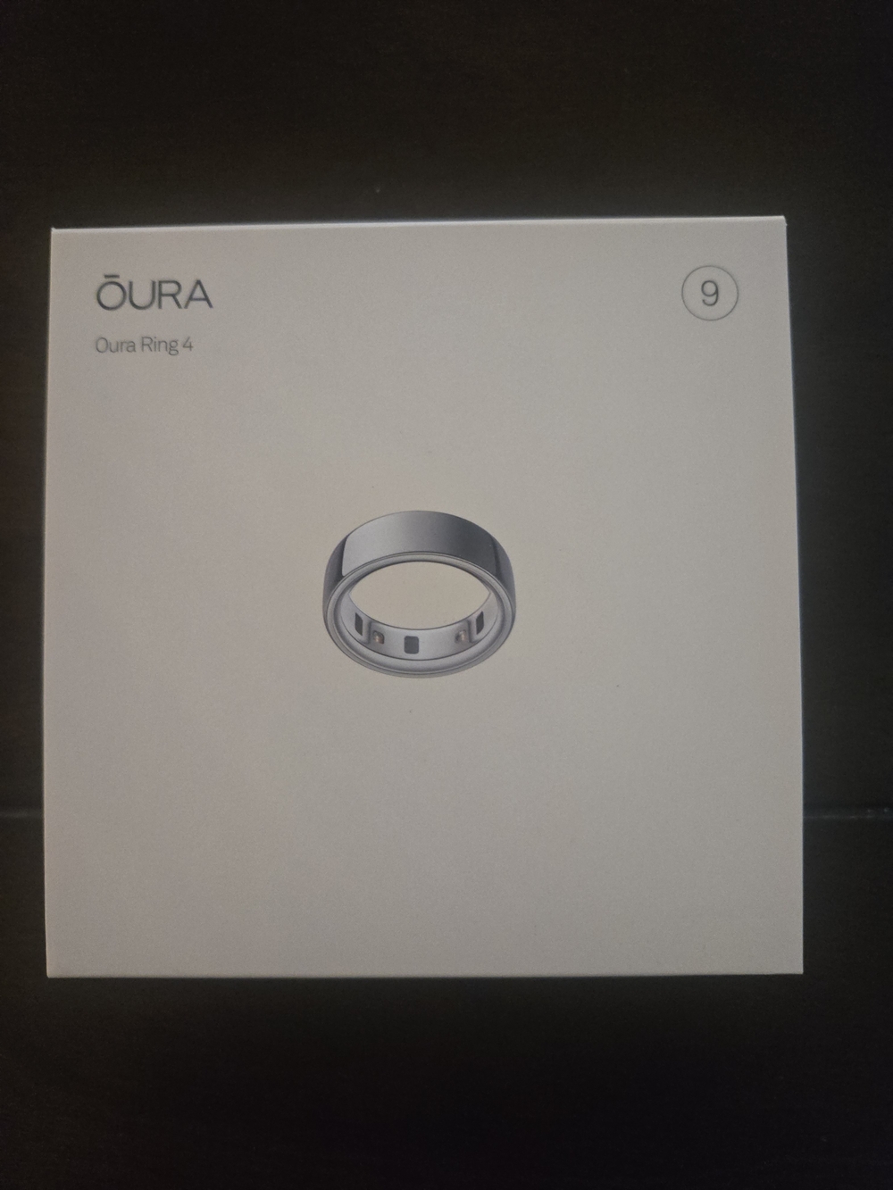 NIB - Oura Ring 4 Smart Ring - Silver (Size 9)